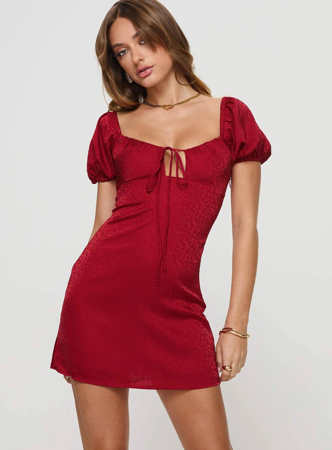 Kleopatra Red Mini Dress