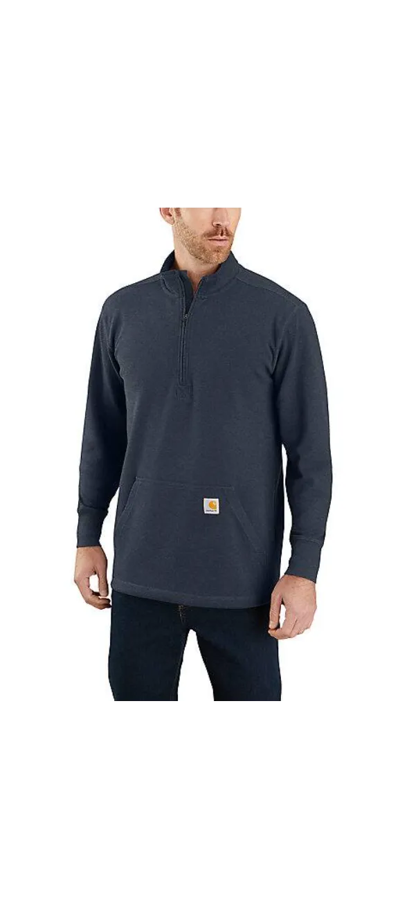 Relaxed Fit Heavyweight Long Sleeve 1/2 Zip Thermal Shirt 104428 by Carhartt