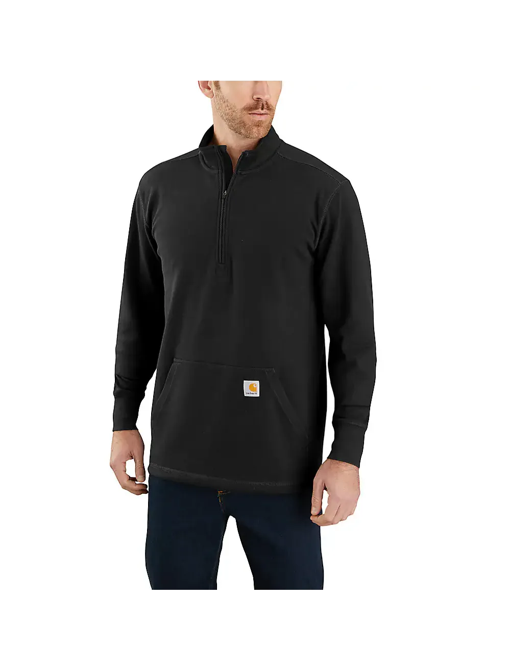 Relaxed Fit Heavyweight Long Sleeve 1/2 Zip Thermal Shirt 104428 by Carhartt