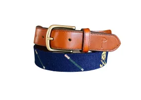 Needlepoint Golf Belt