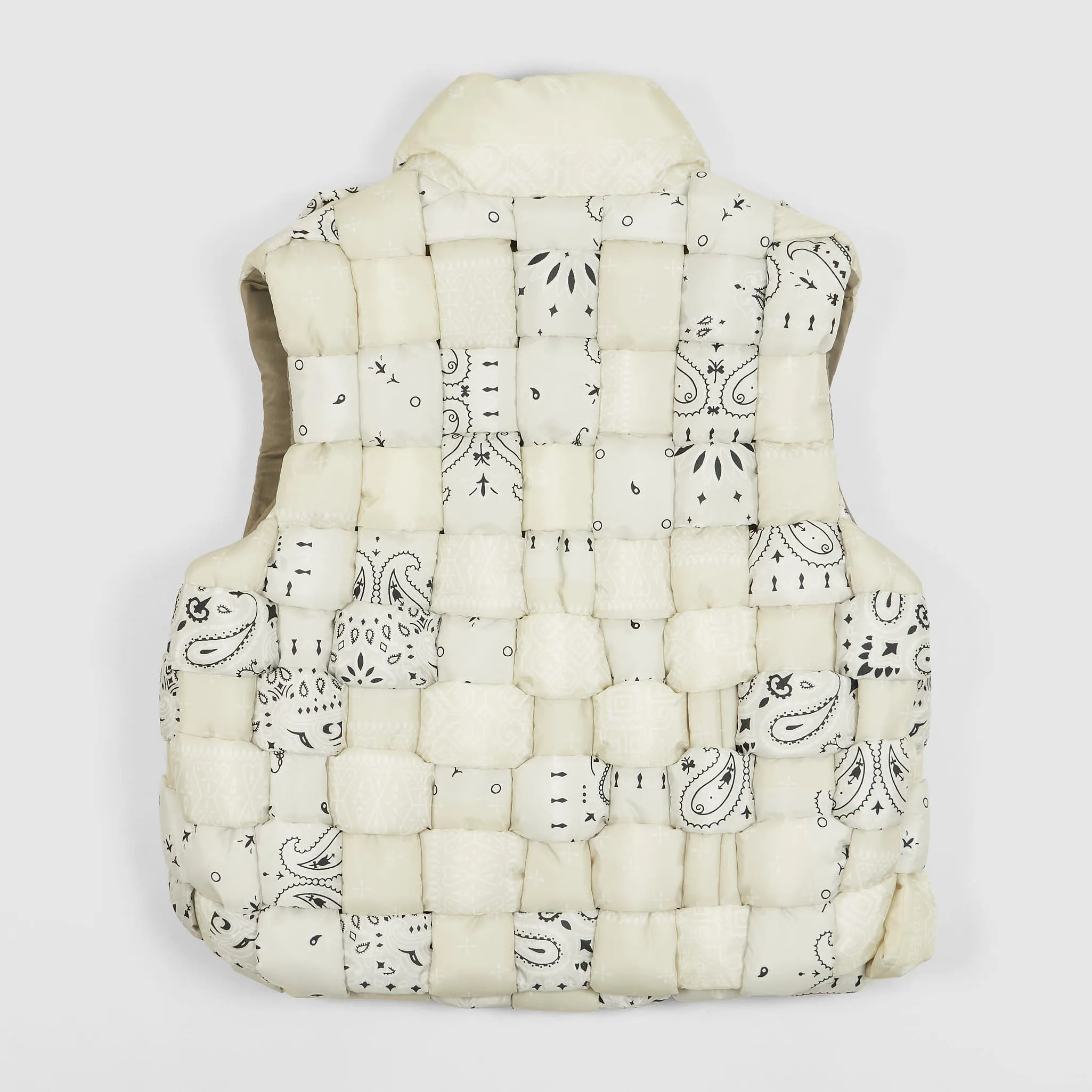 Reversible print k-eel weaving vest