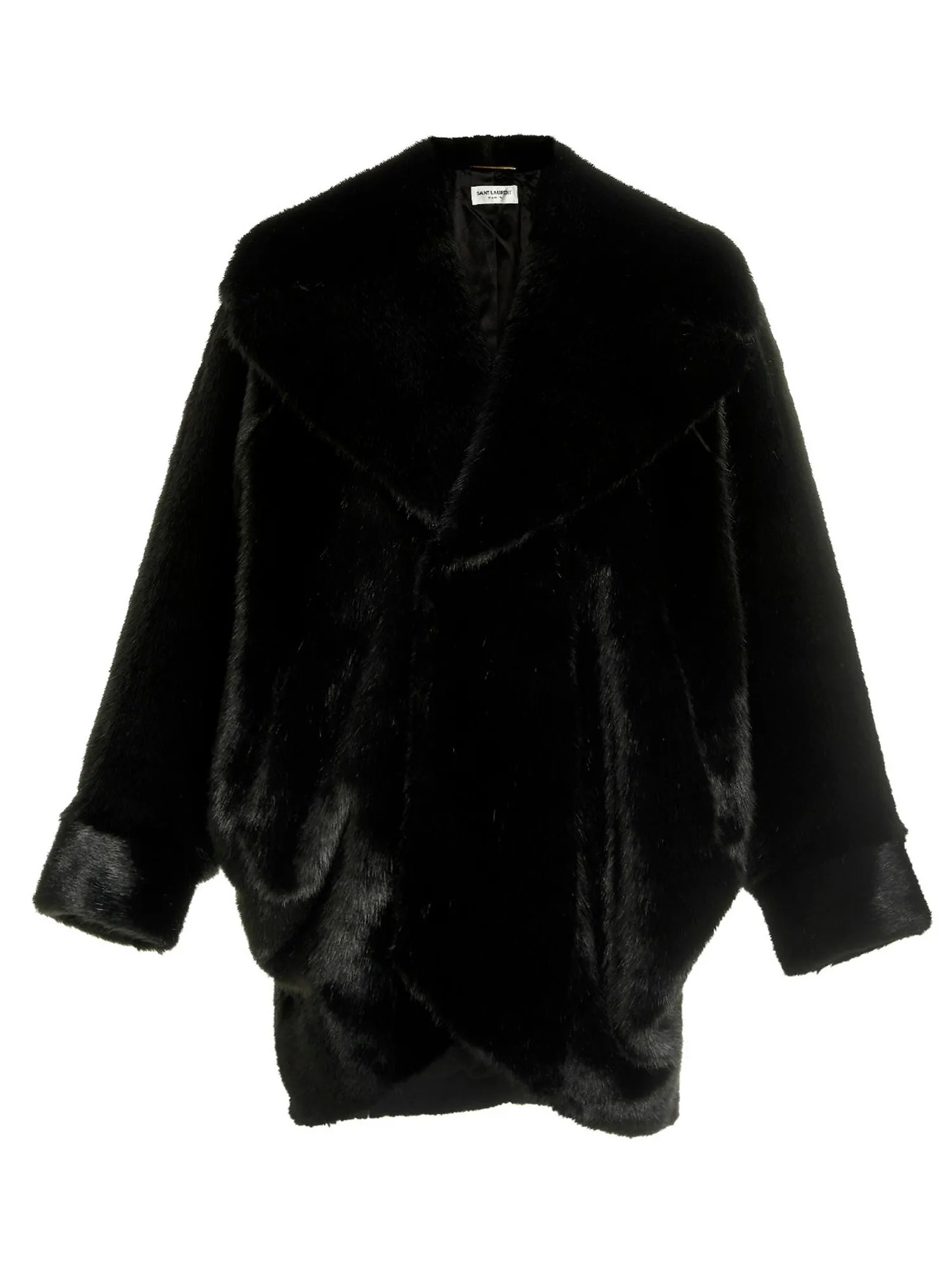 Saint Laurent Oversize Faux Fur Coat by Saint Laurent