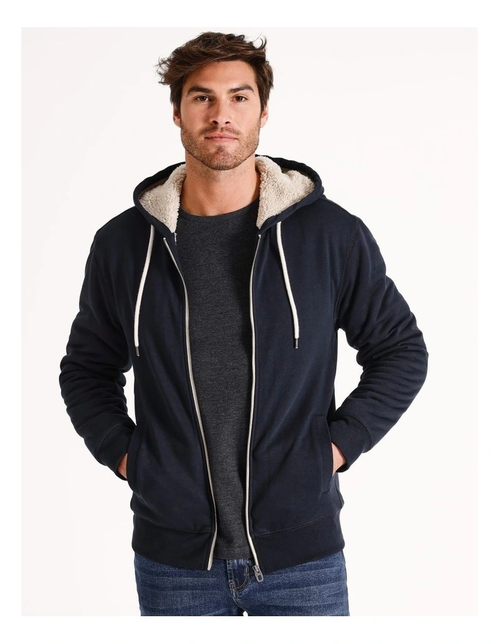 Ink Sherpa Hoodie - Seth