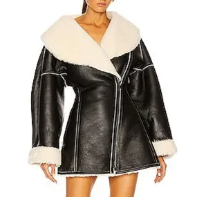 Sanela Diana Jenkins Shearling Coat