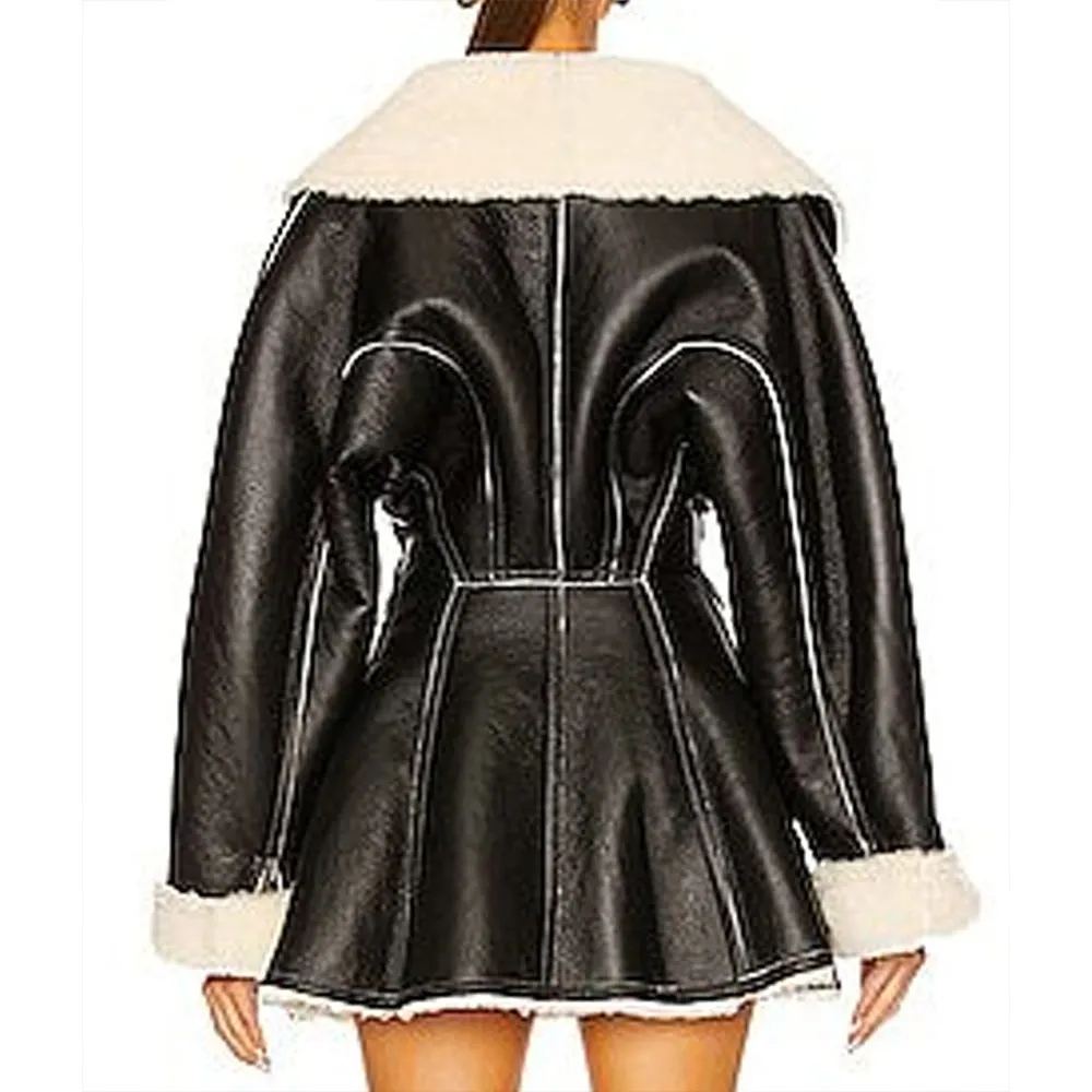 Sanela Diana Jenkins Shearling Coat