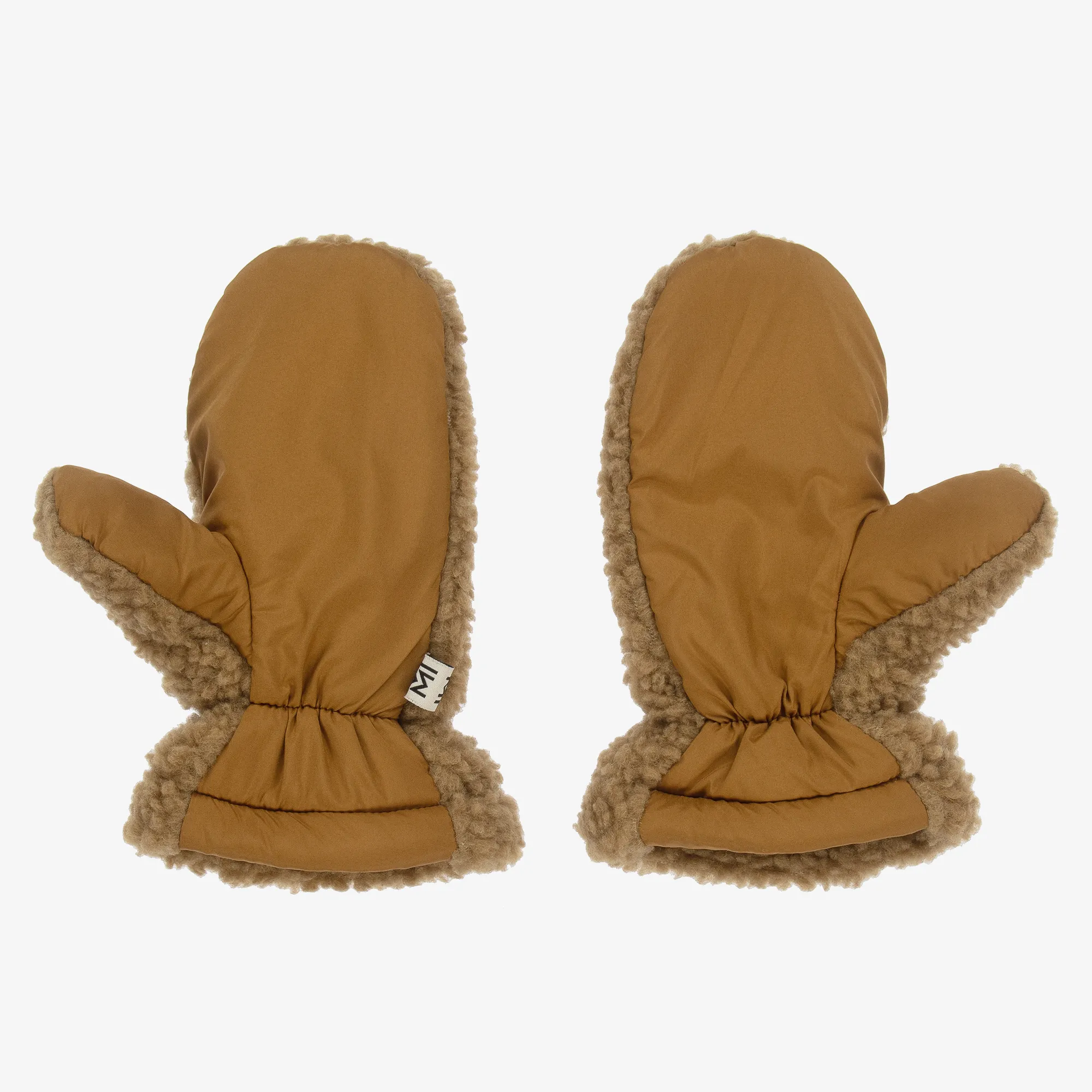 Sherpa Brown Fleece Mittens