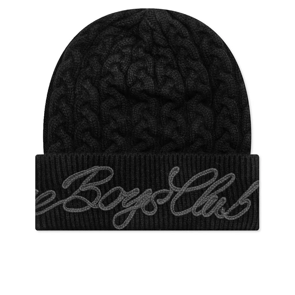 BB Script Skully - Black