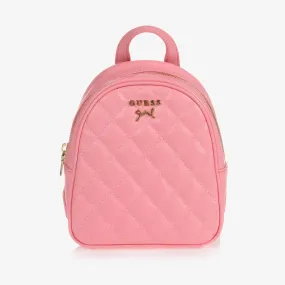 Small Pink Quilted Backpack