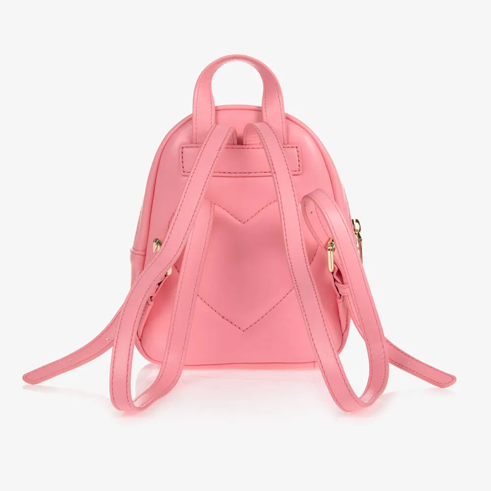 Small Pink Quilted Backpack