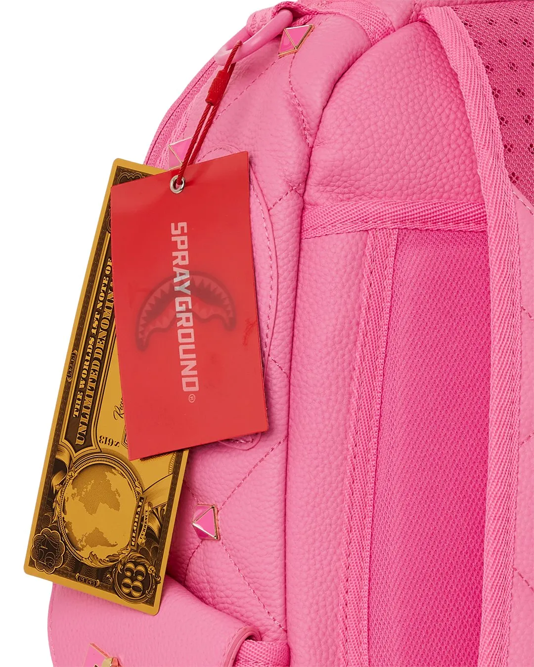 Pretty Pink Quilted Backpack by Sprayground