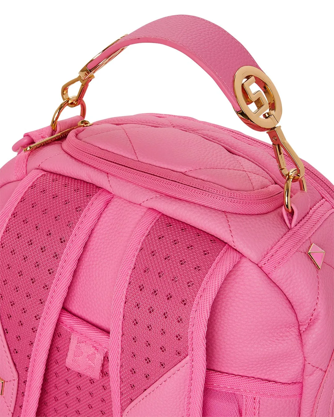 Pretty Pink Quilted Backpack by Sprayground