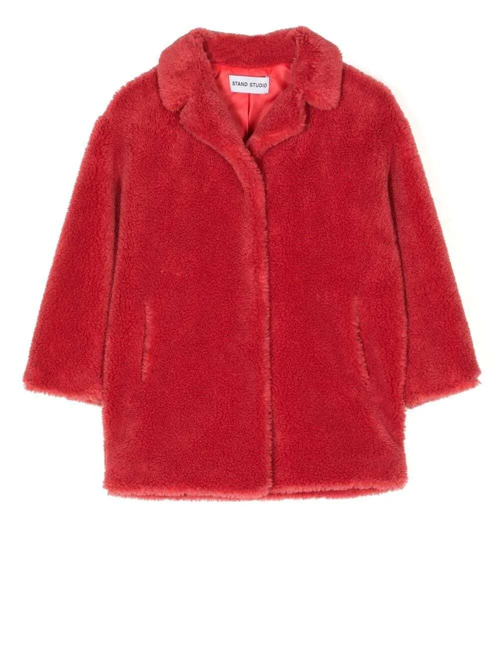 STAND STUDIO Kids Camille Faux-Shearling Coat - Pink