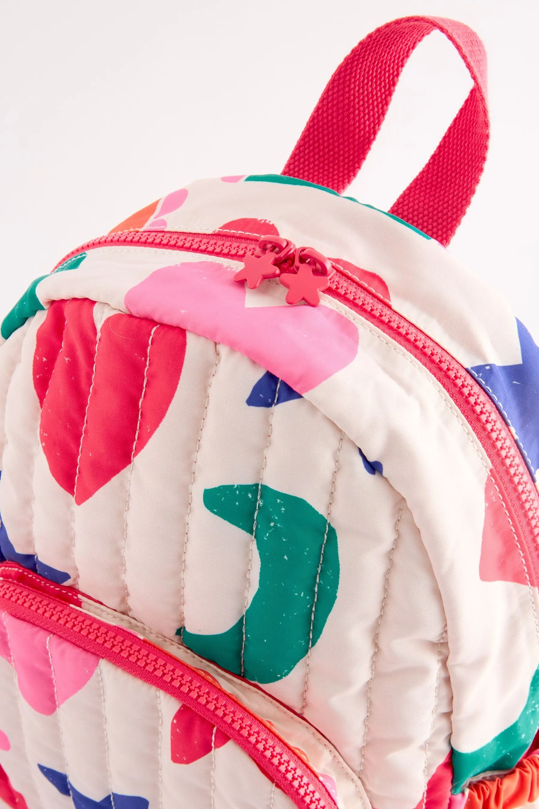 Quilted Star Heart Backpack