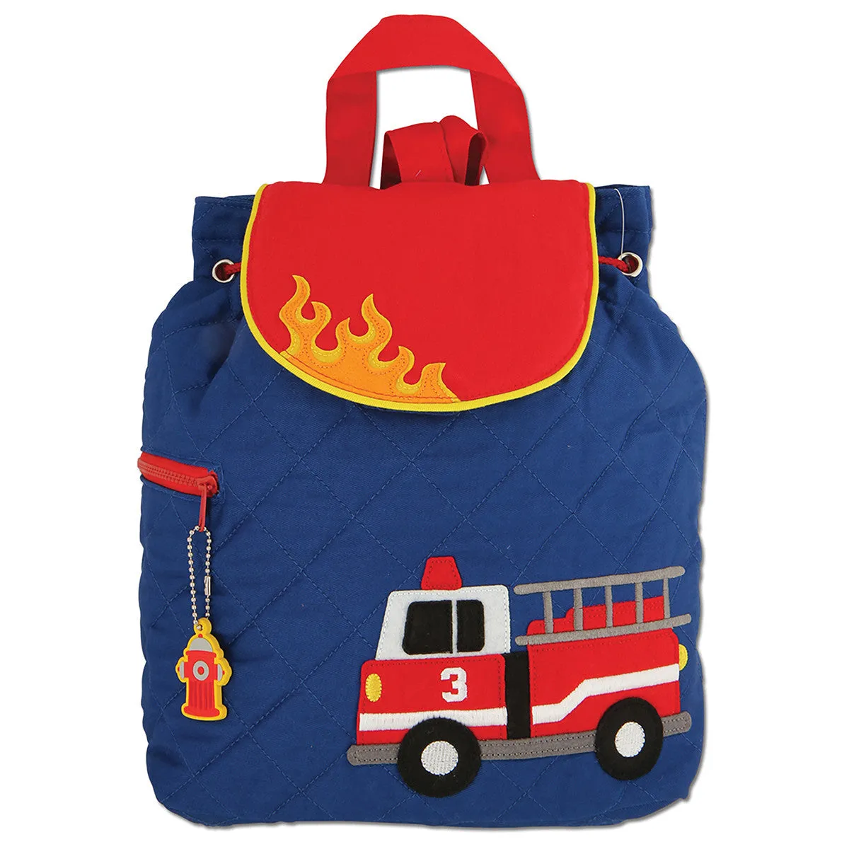 Stephen Joseph Firetruck Quilted Backpack