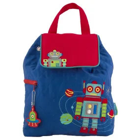 Stephen Joseph Robot Quilted Backpack