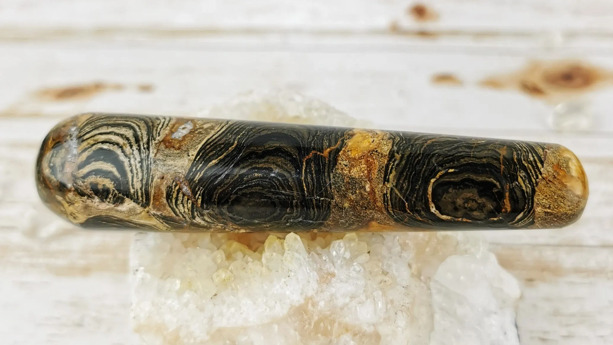 Stromatolite Crystal Wands