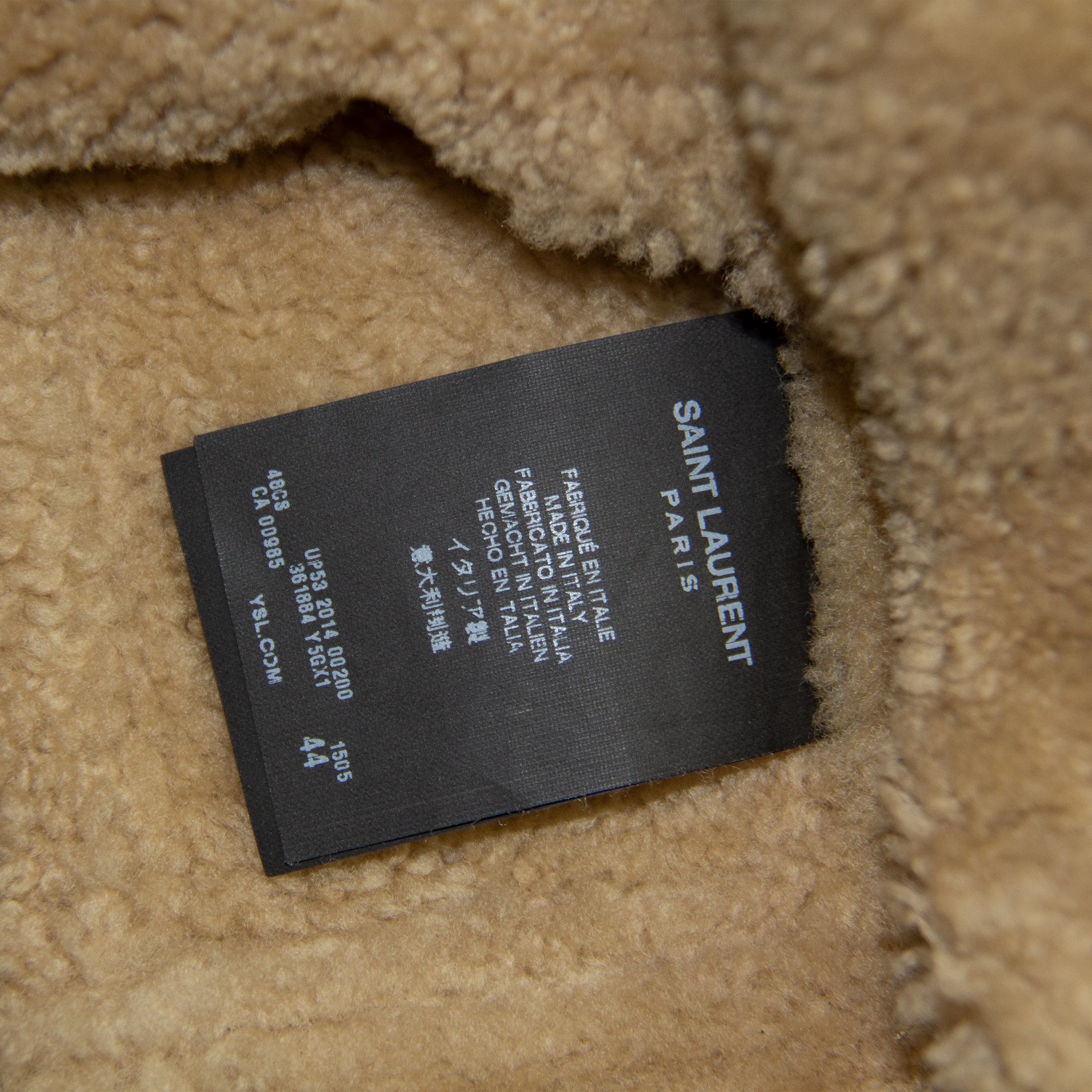 Tan Shearling Coat