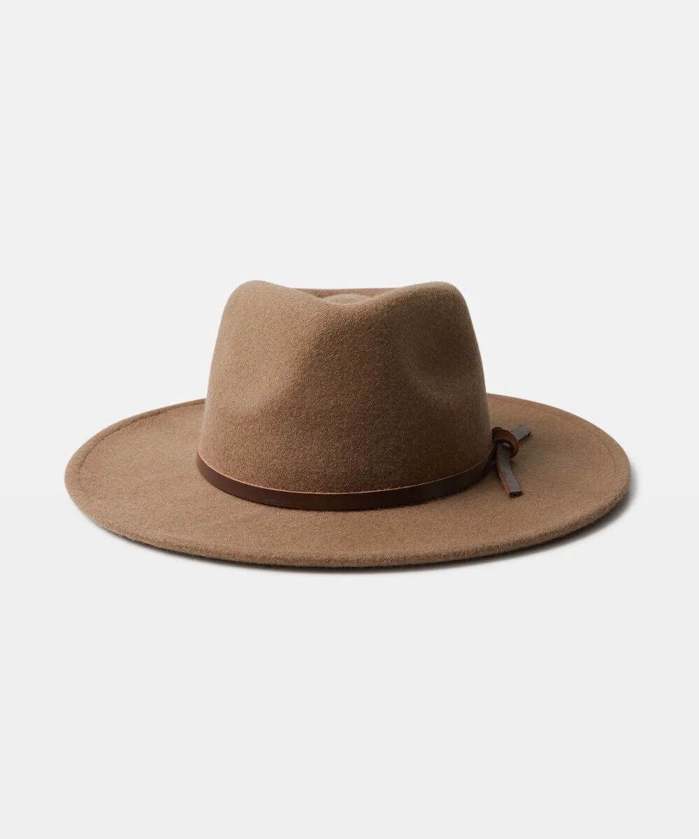 Tan Wool Fedora Hat by Arvust Howard