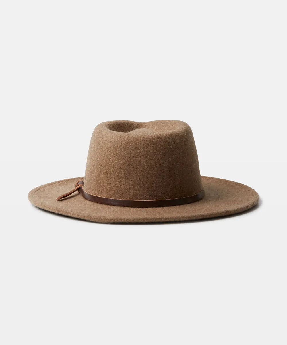 Tan Wool Fedora Hat by Arvust Howard