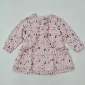 Pink Owl Print Tartine et Chocolat Dress