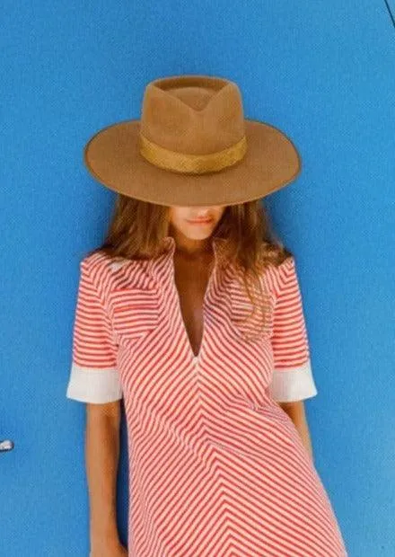 Teak Special Wool Fedora Hat Rancher