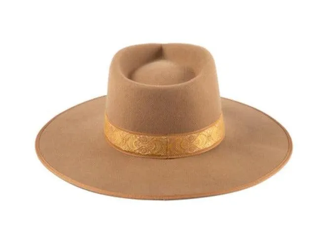 Teak Special Wool Fedora Hat Rancher