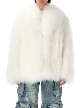 The ATTICO Oversized Faux Fur Coat