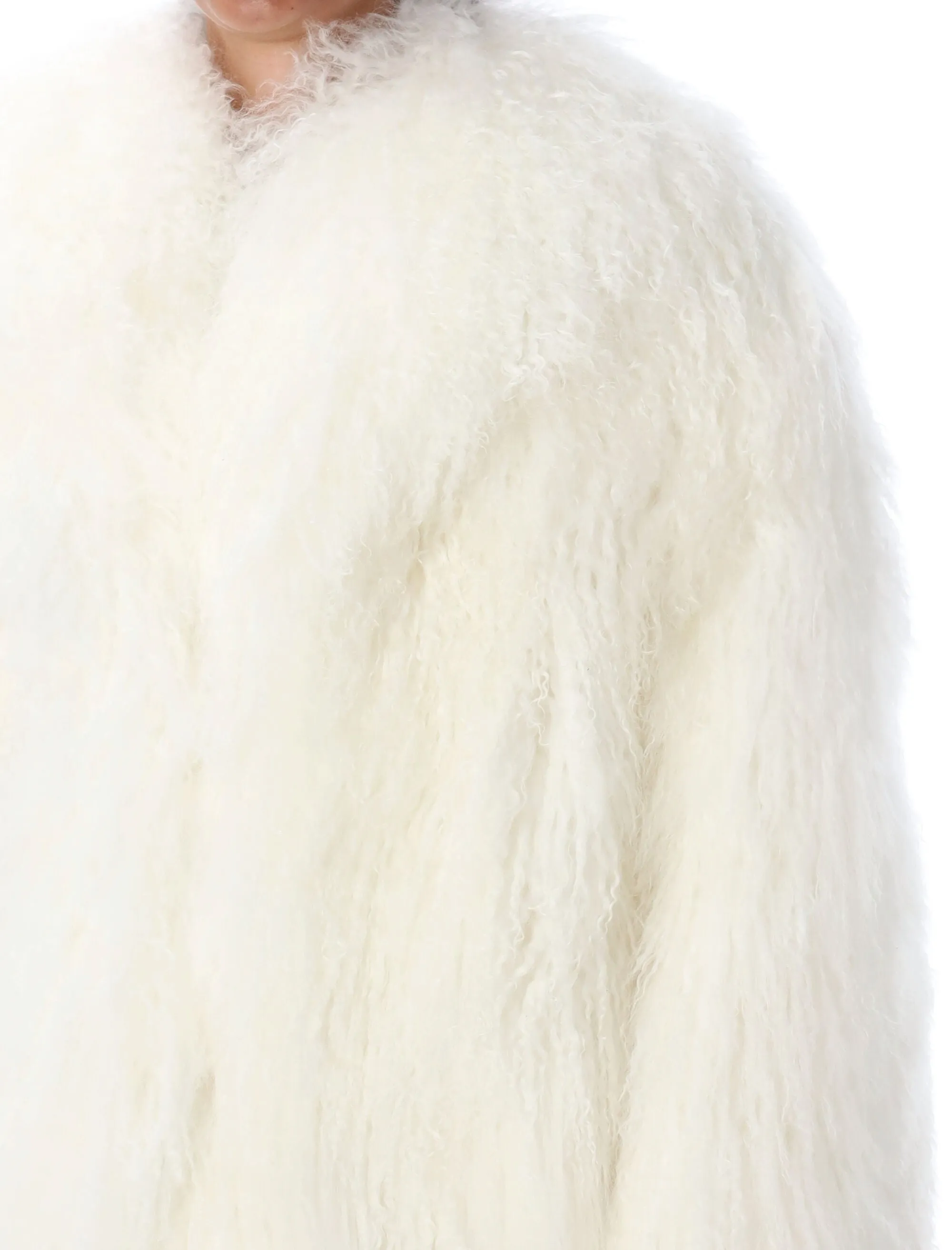 The ATTICO Oversized Faux Fur Coat