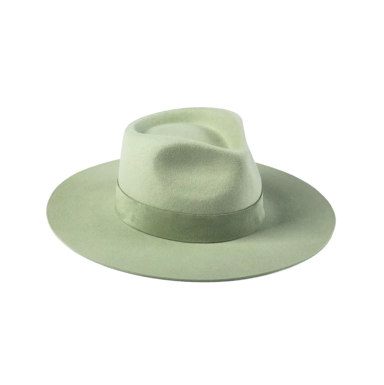 Sage Mirage Wool Fedora Hat