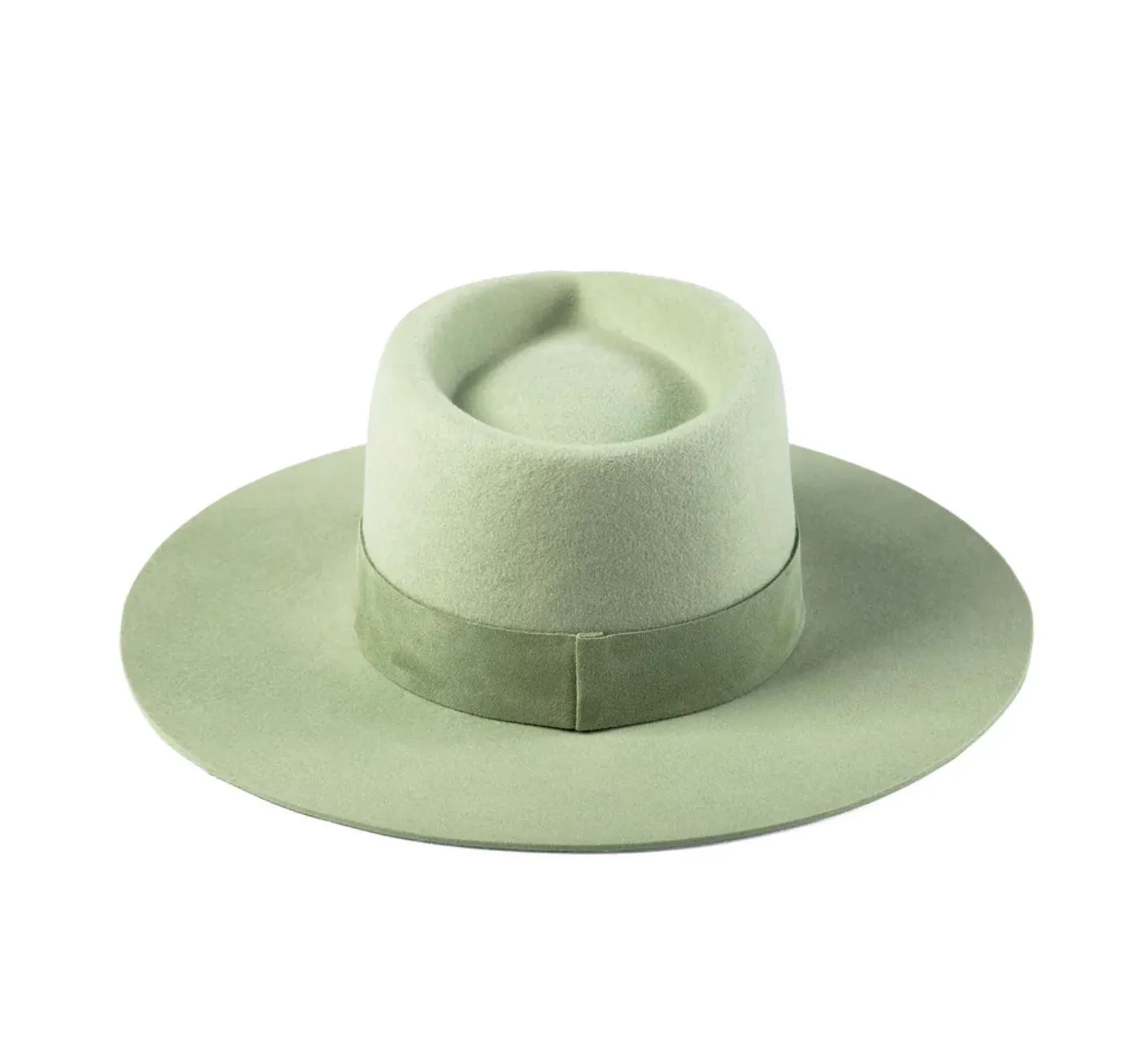 Sage Mirage Wool Fedora Hat