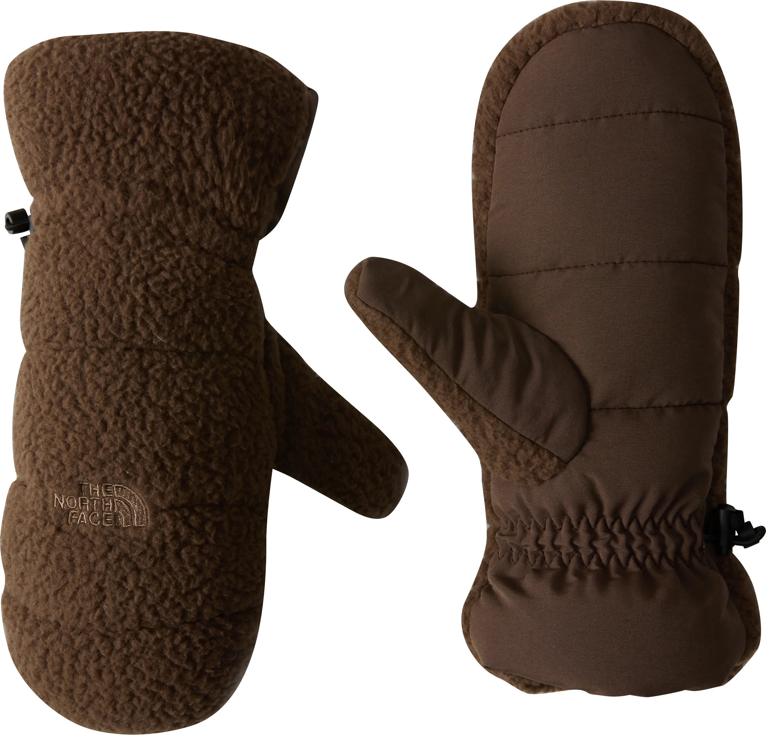 The North Face Cragmont Fleece Mittens in Smokey Brown