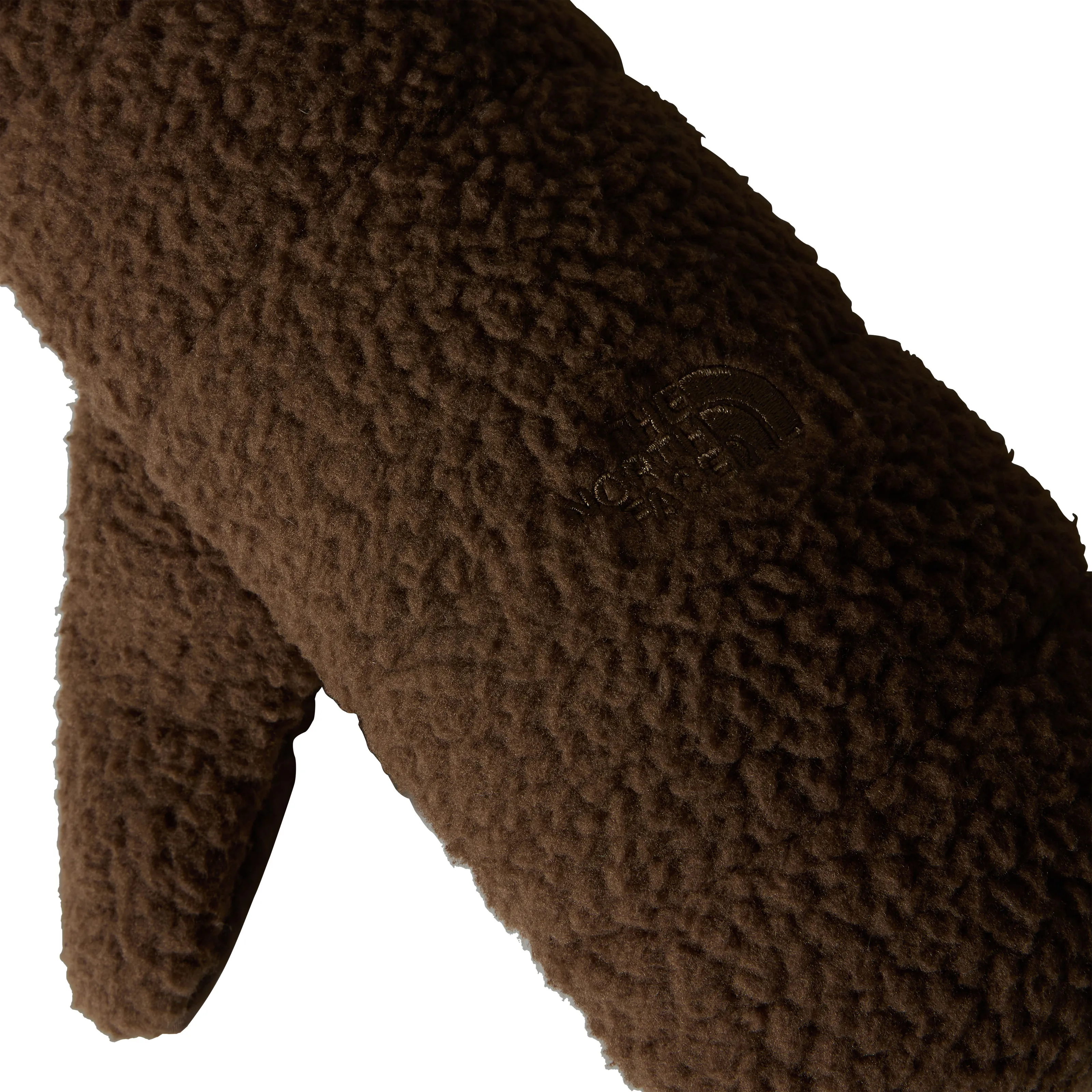 The North Face Cragmont Fleece Mittens in Smokey Brown