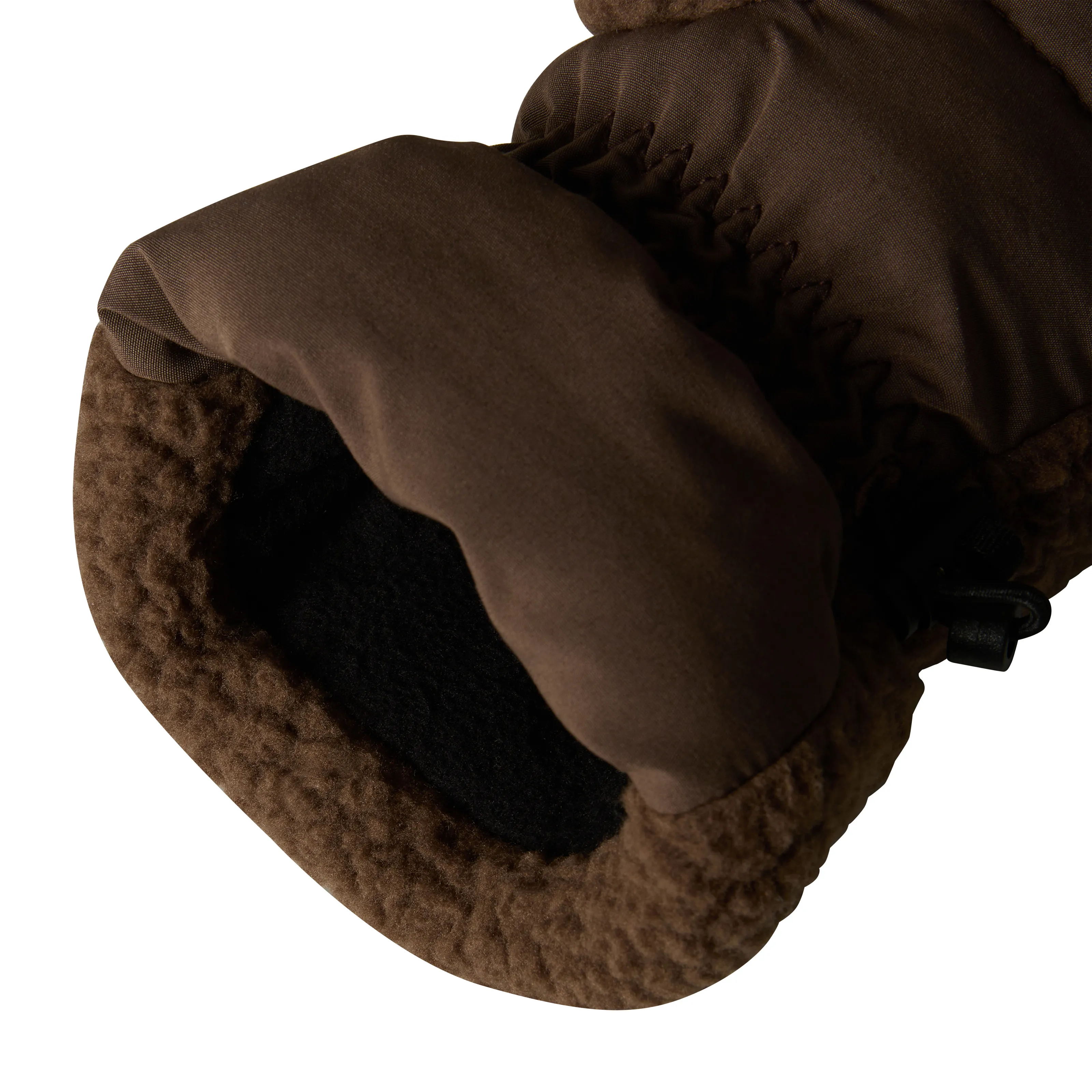 The North Face Cragmont Fleece Mittens in Smokey Brown