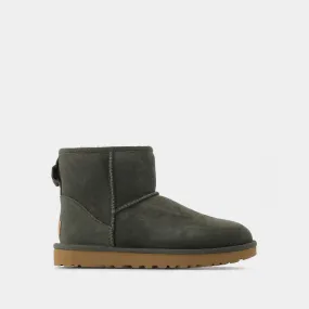 UGG Classic Mini Khaki Shearling