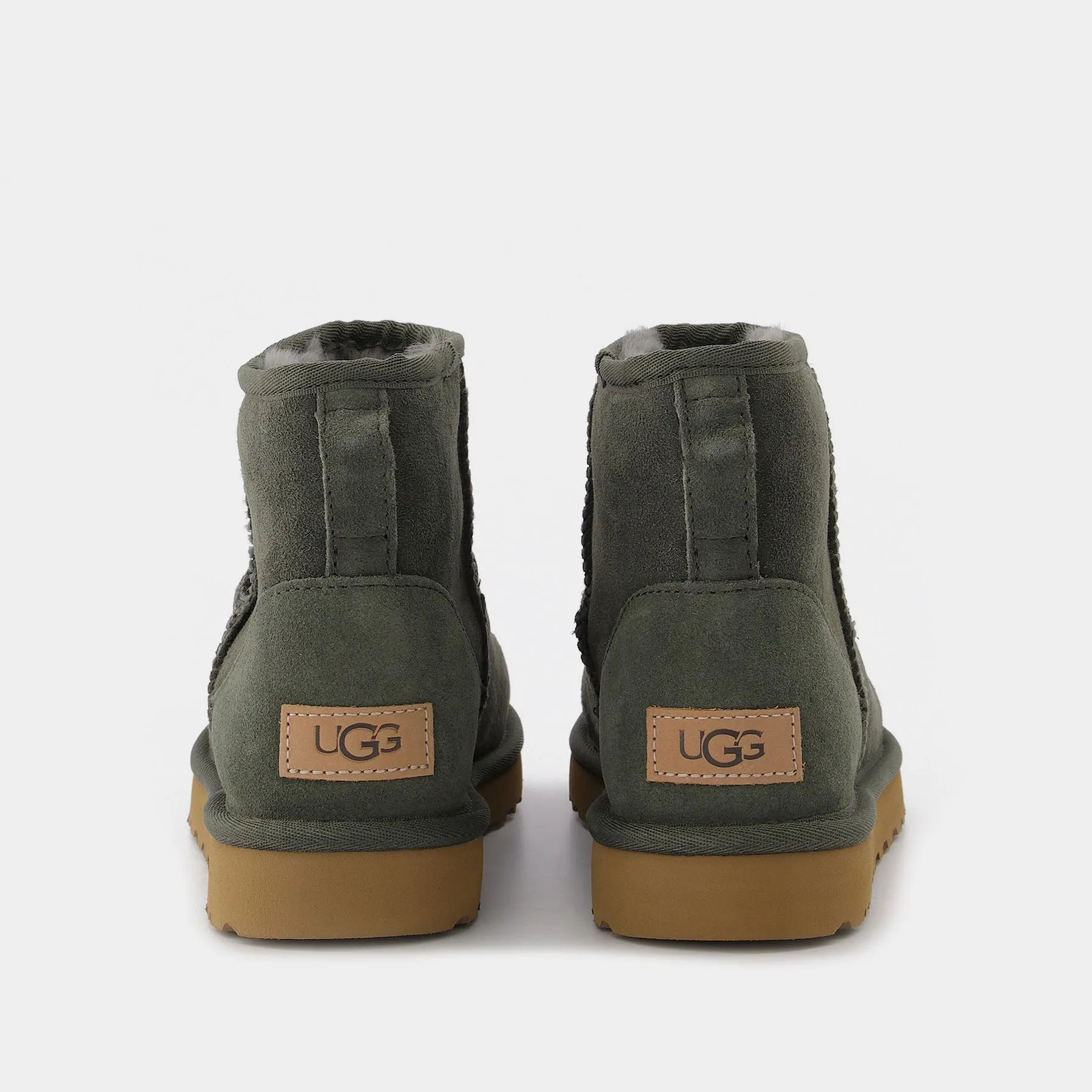 UGG Classic Mini Khaki Shearling