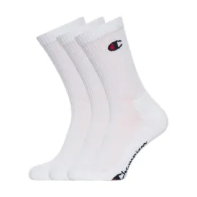 Champion Unisex 3-Pack White Socks