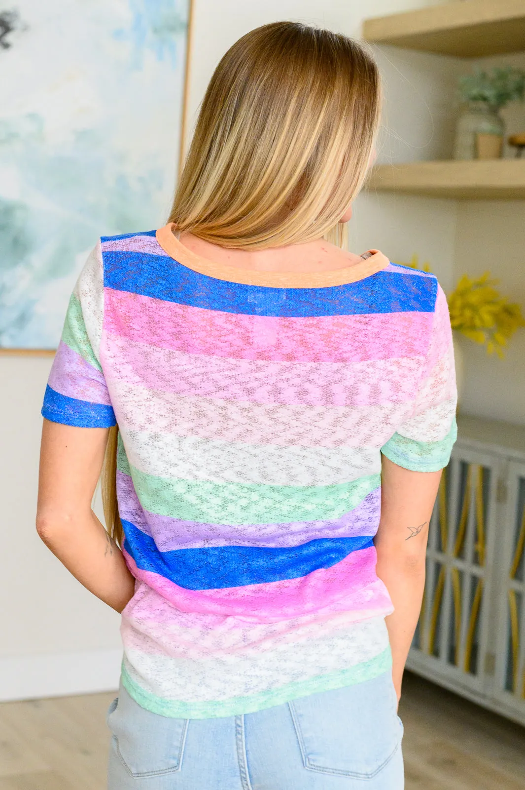 Diverse Striped Style Blouse