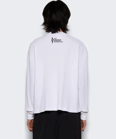 Warren Lotas White Thermal Shirt - The Killer Design