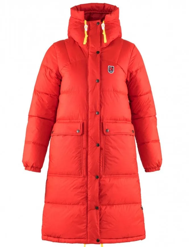 True Red Expedition Long Down Parka Women