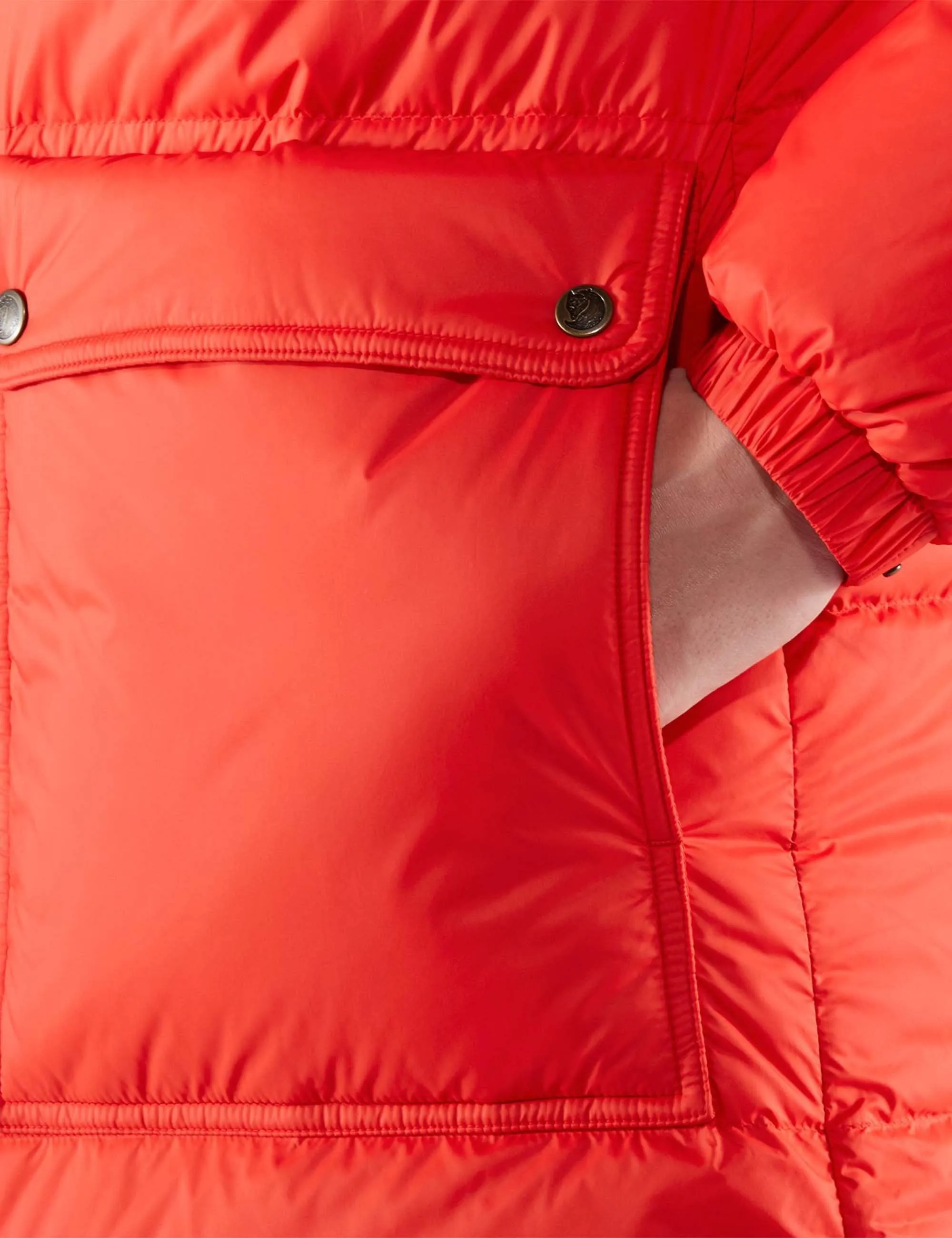 True Red Expedition Long Down Parka Women