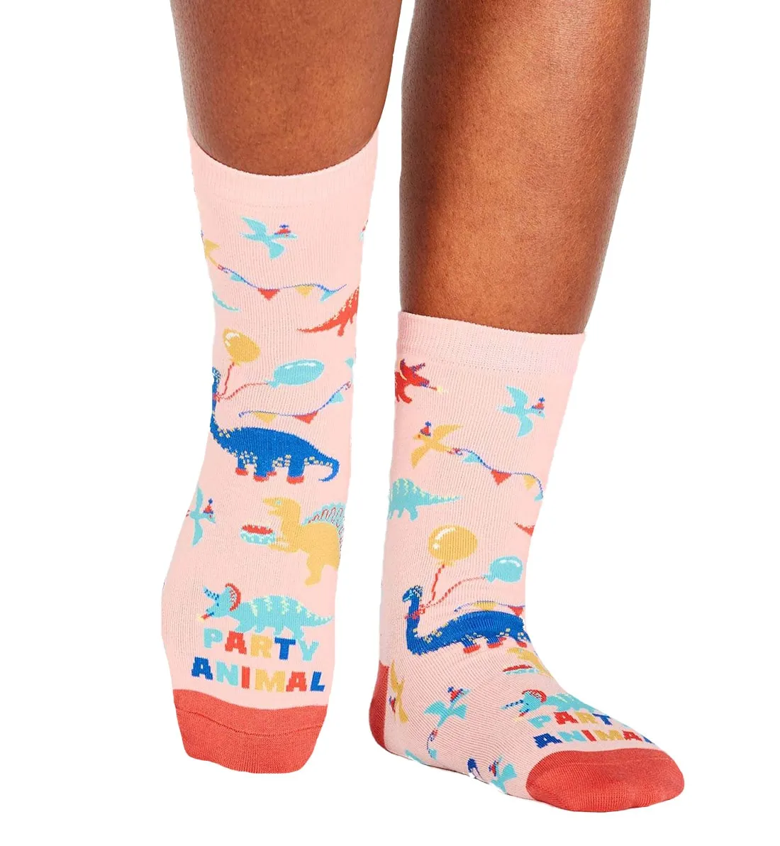 Women's Crew Socks with Party Animal Prints