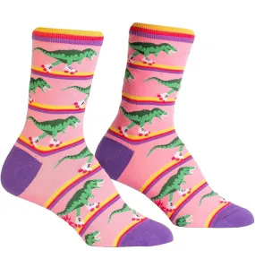 Women's Crew Socks - Bad Ass Cat