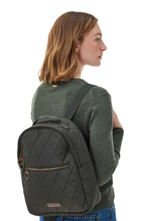 Womens Designer Quilted Backpack