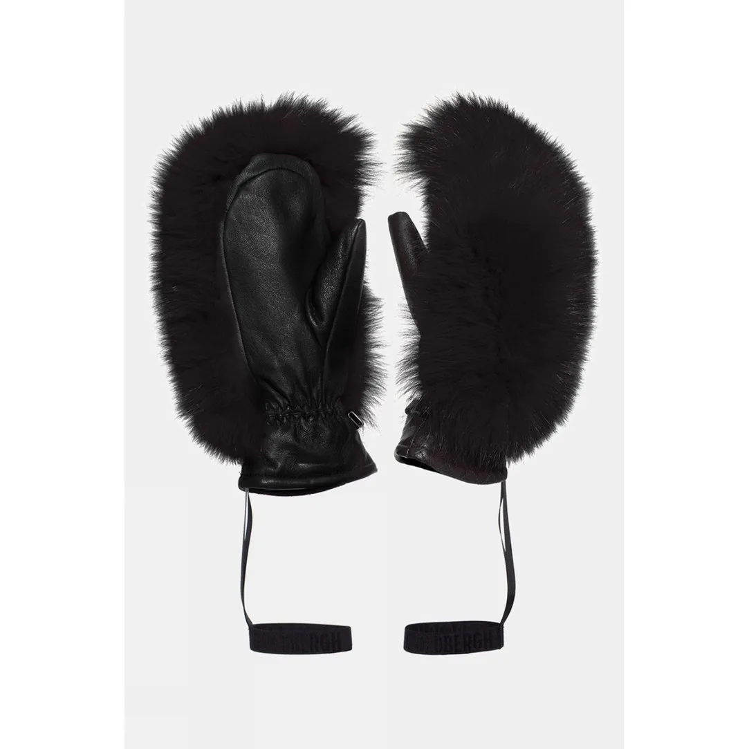 Womens Faux Fur Hill Mittens