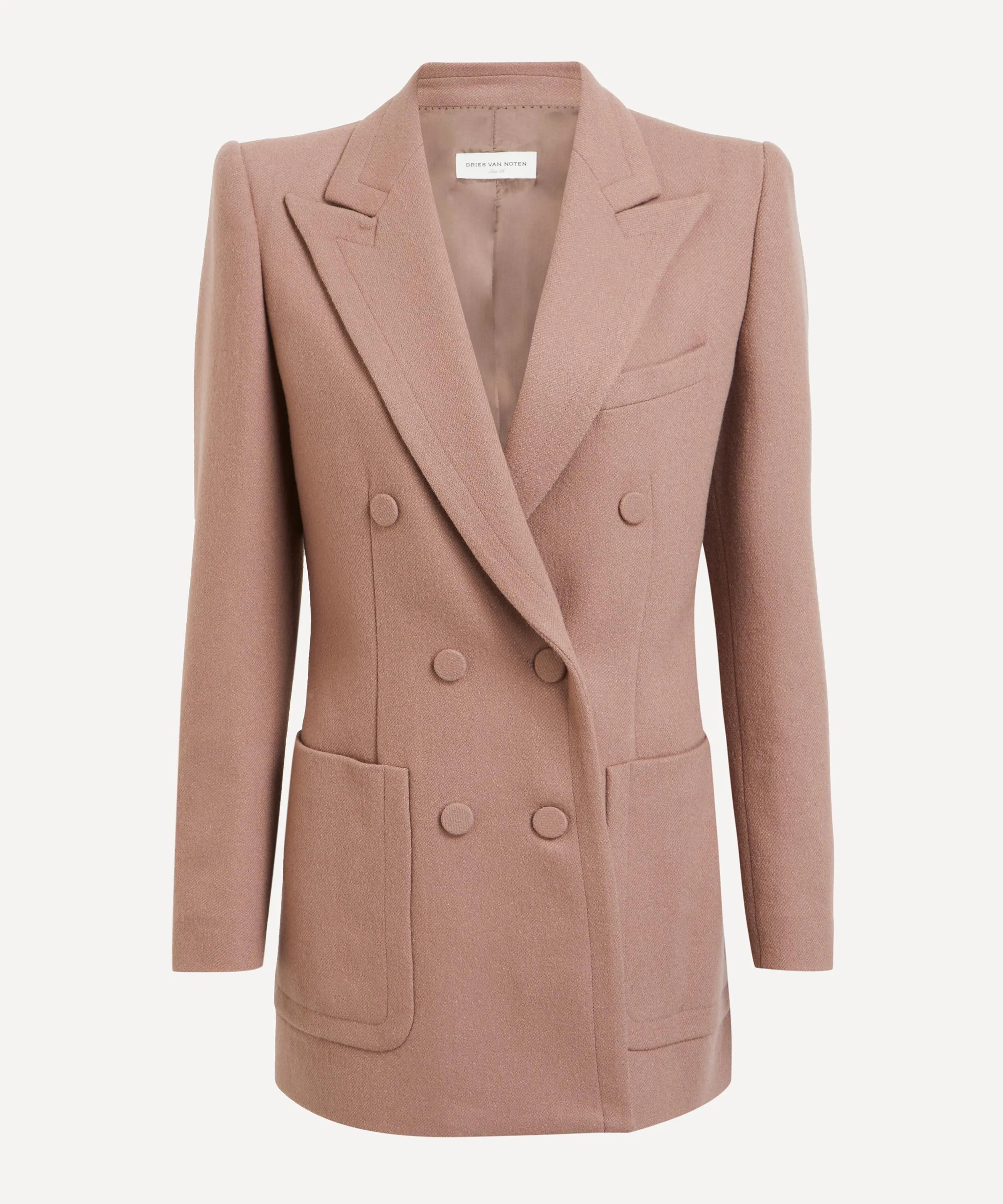 Women's Old Rose Wool Blazer