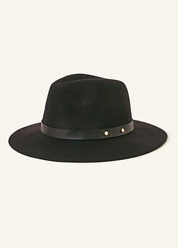 Wool Fedora Hat by Accessorize, Kaleidoscope Design