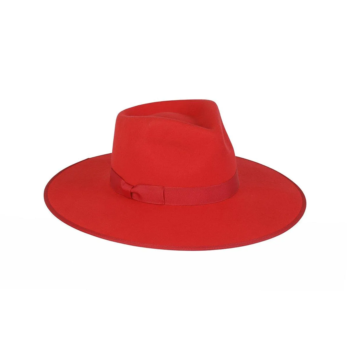 Wool Fedora Hat in Ruby Rancher Style