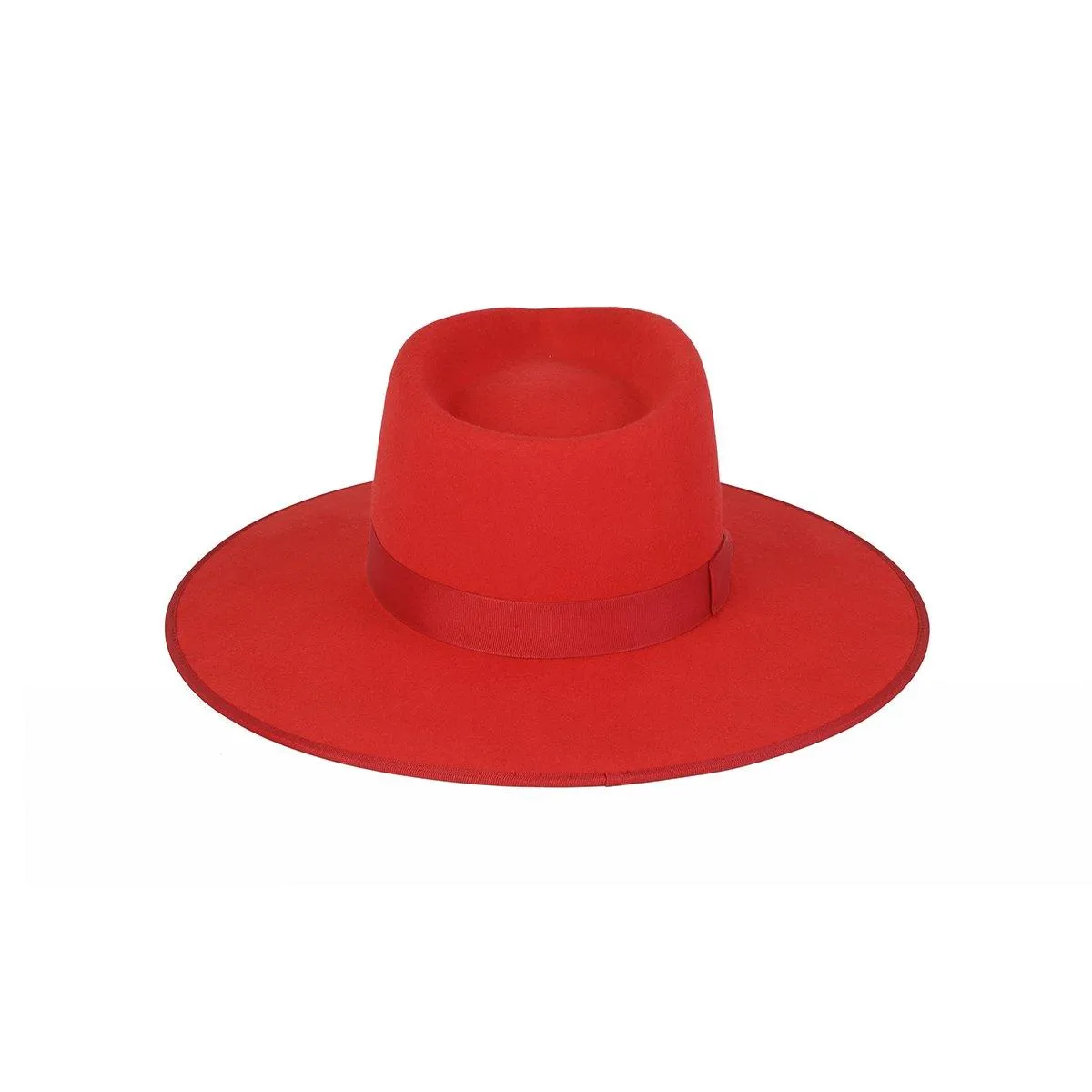 Wool Fedora Hat in Ruby Rancher Style