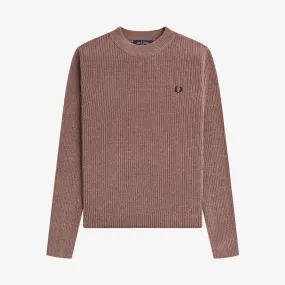 Crew Neck Casual Style Wool Street Style Sweater - FRED PERRY