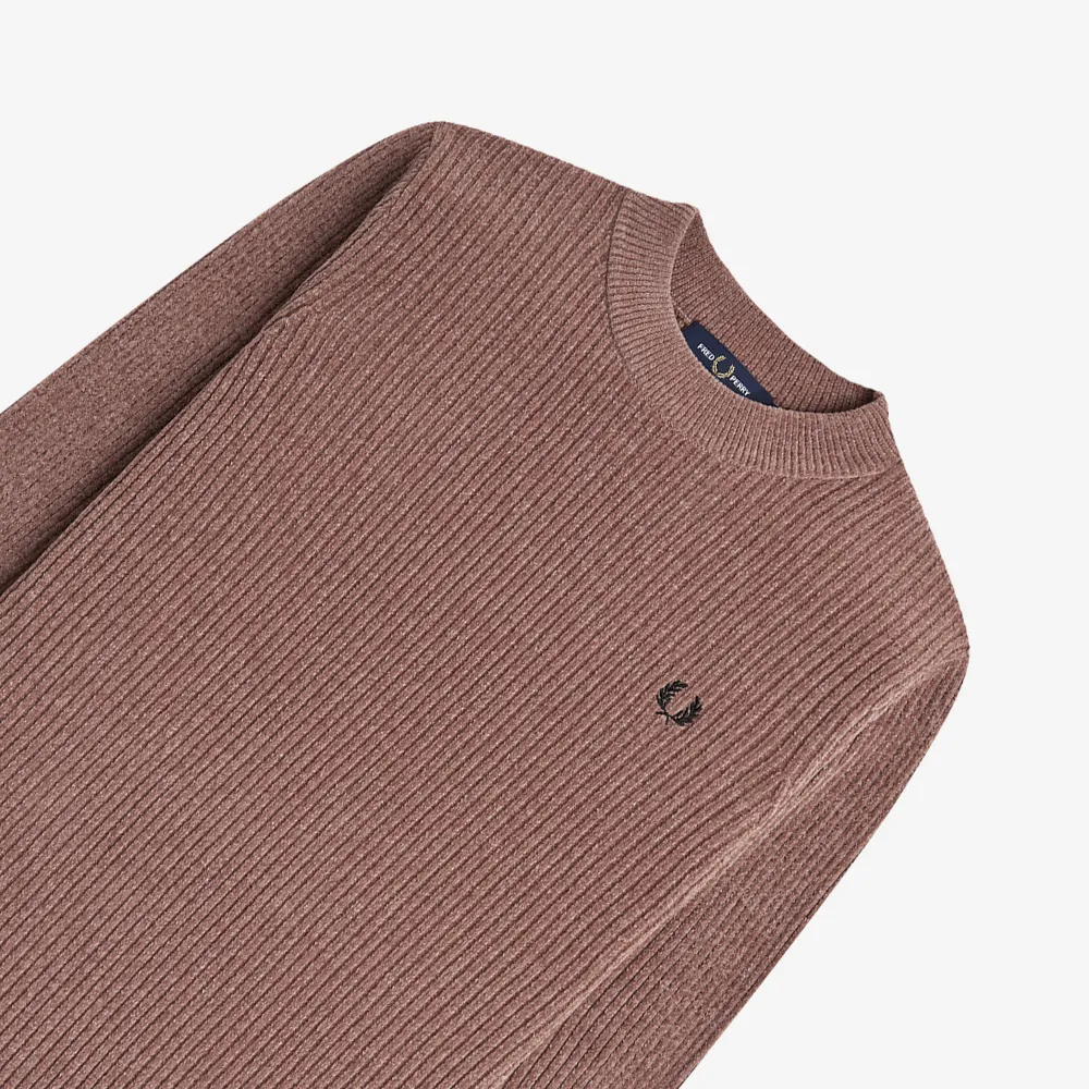 Crew Neck Casual Style Wool Street Style Sweater - FRED PERRY